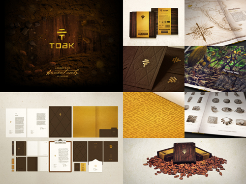 Proyecto: Branding/TOAK CHOCOLATE, Sistema de Identidad corporativa, All is one.