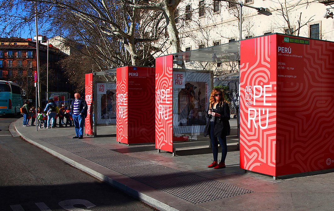 Arco Perú Madrid identidad visual