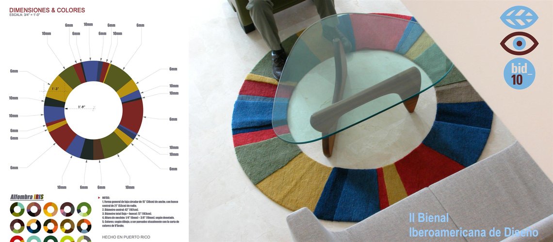 Mesa IRIS diseño en madera