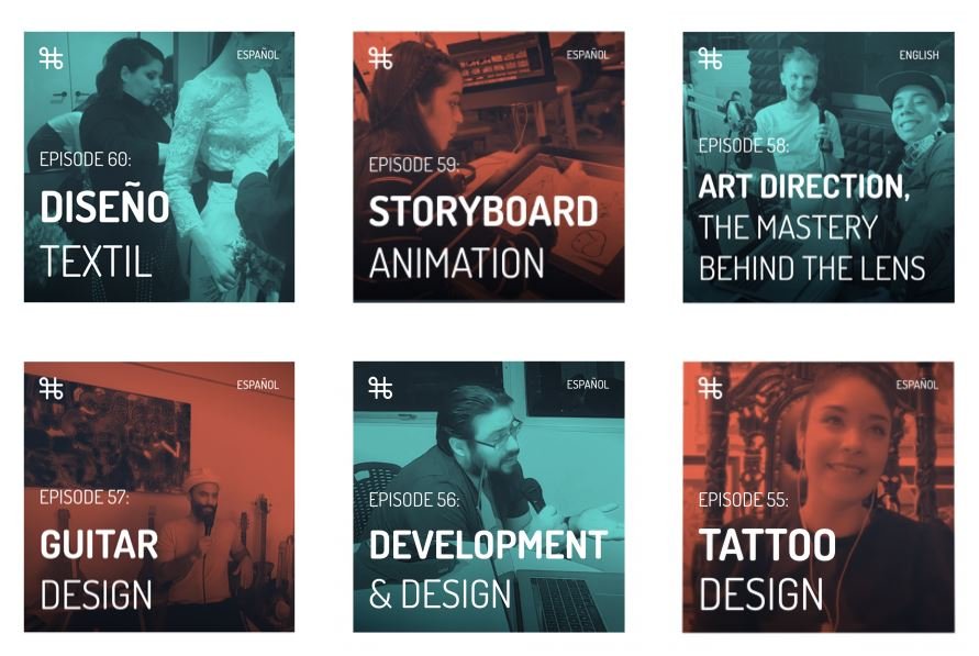 Command Z Podcast plataforma de diseño