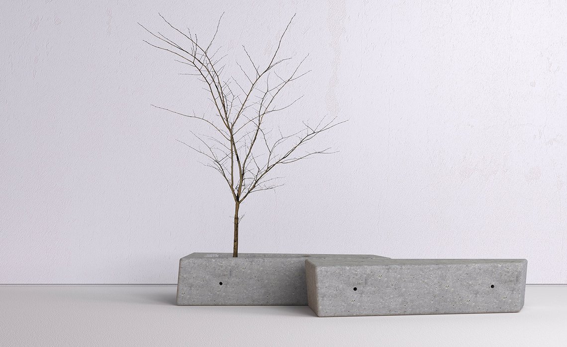 Banco CUSCO mobiliario urbano sostenible