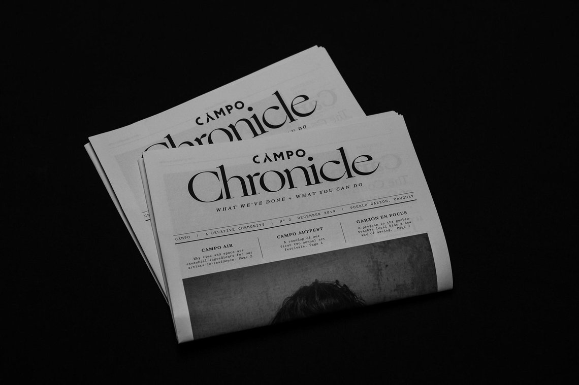 CAMPO Chronicle identidad editorial