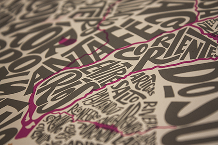 América del Sur: cartografía tipográfica para repensar el territorio