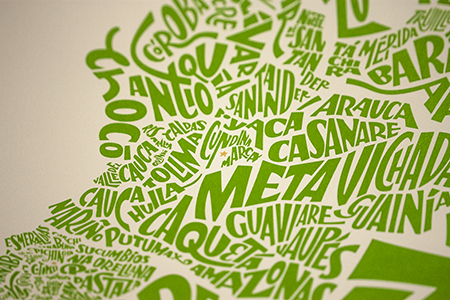 América del Sur: cartografía tipográfica para repensar el territorio