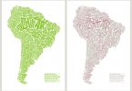 América del Sur: cartografía tipográfica para repensar el territorio