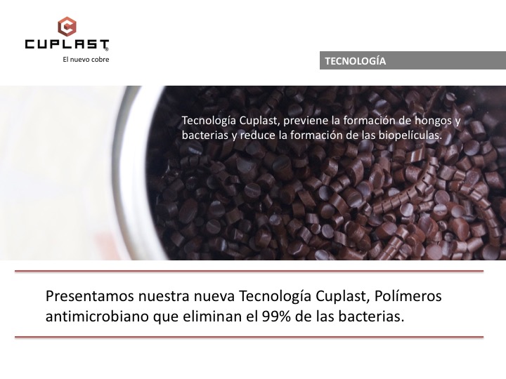 CuPlast: polímeros antibacterianos con nanopartículas de cobre