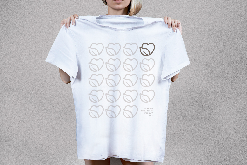 Identidad AMA: branding para alimentación natural y consciente