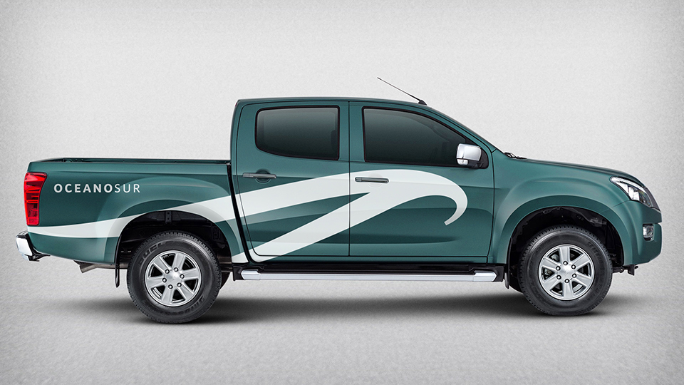 Imagen Corporativa Océano Sur: branding para arquitectura en entornos naturales