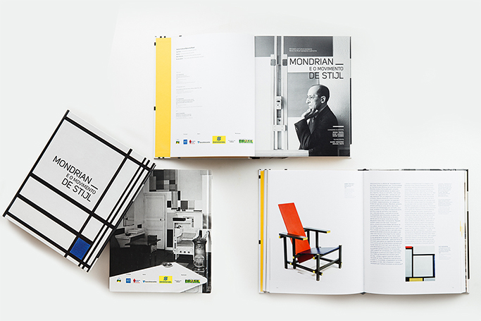 Exposição Mondrian e o Movimento de Stijl: diseño expositivo y pedagogía visual