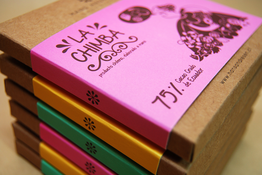 Packaging para Chocolates La Chimba: identidad barrial en clave gráfica