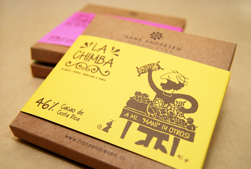 Packaging para Chocolates La Chimba: identidad barrial en clave gráfica