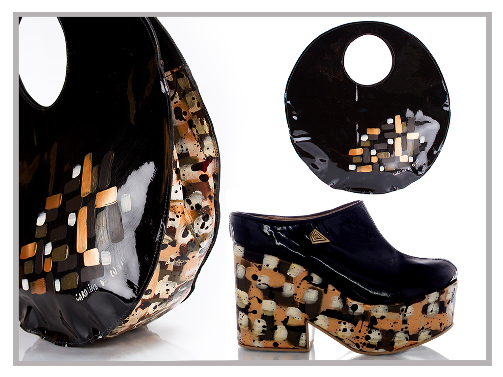 Arte Portante: bolsos y calzado intervenidos como piezas de arte utilitario