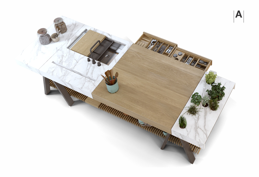 Banco: sistema de cocina flexible para reactivar el encuentro doméstico