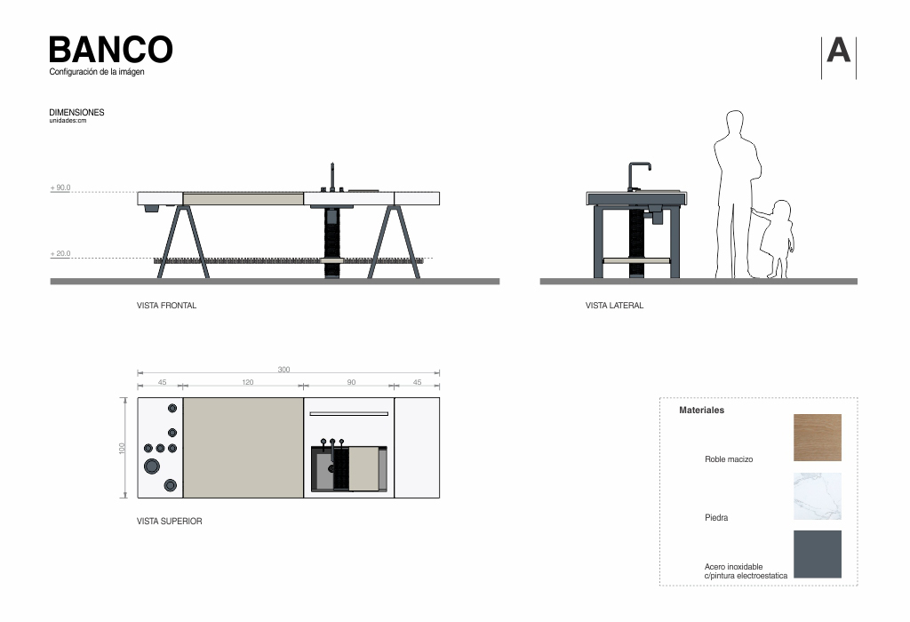 Banco: sistema de cocina flexible para reactivar el encuentro doméstico
