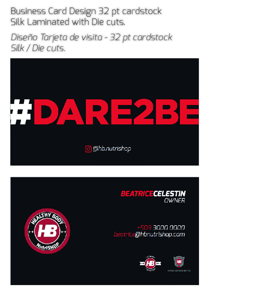 Branding de HB NUTRISHOP