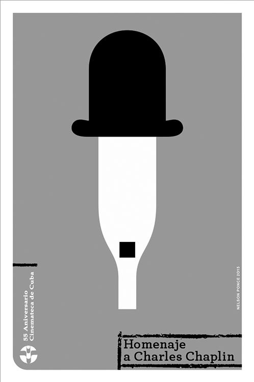 Carteles Infancia sin fin y Homenaje a Chaplin