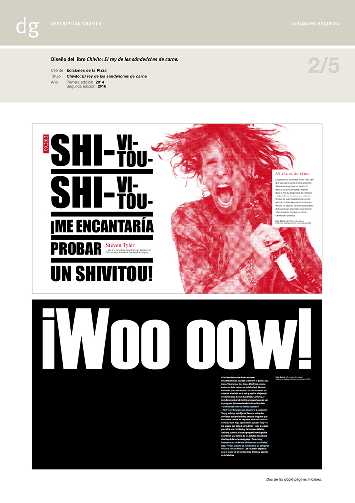 Chivito: libro-diseño sobre el sándwich emblema de la gastronomía uruguaya