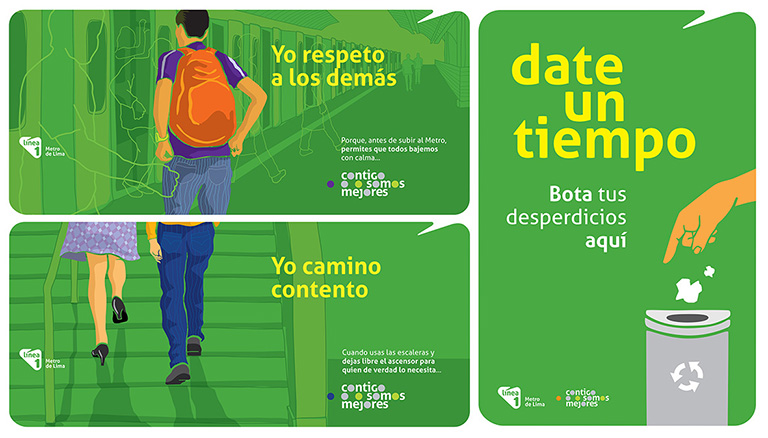 Contigo Somos Mejores – Campaña de Concientización de Acciones en Metro de Lima