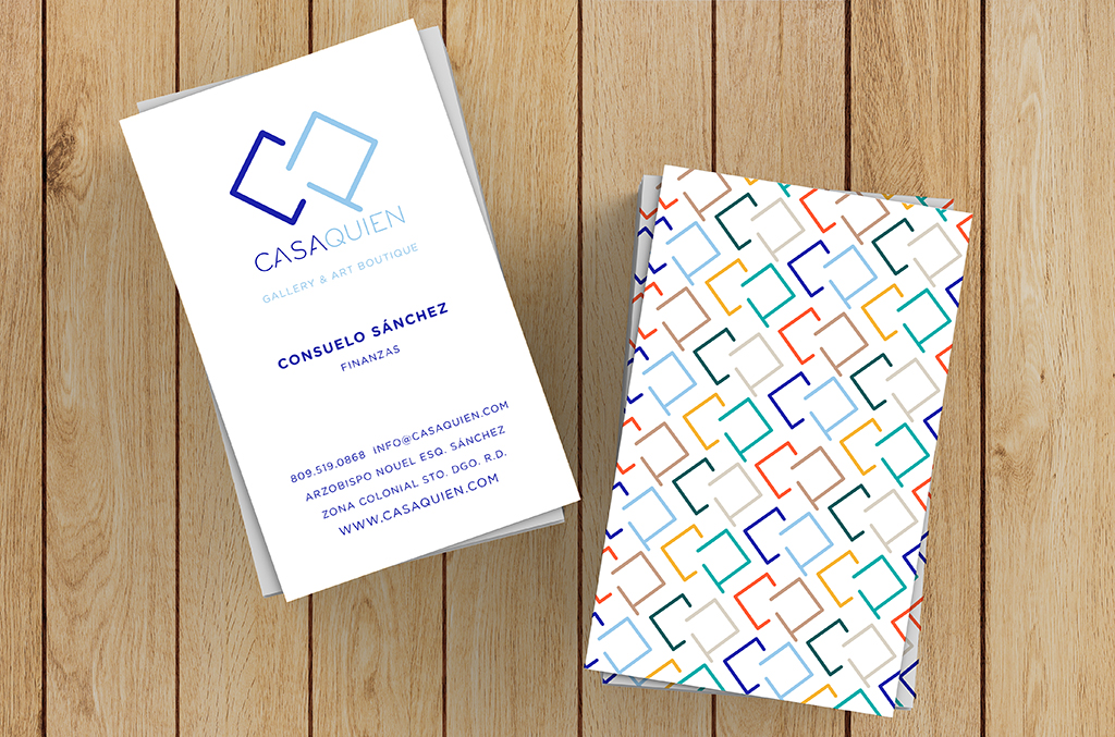 Identidad para Casa Quién: sistema visual tropical para galería de arte emergente