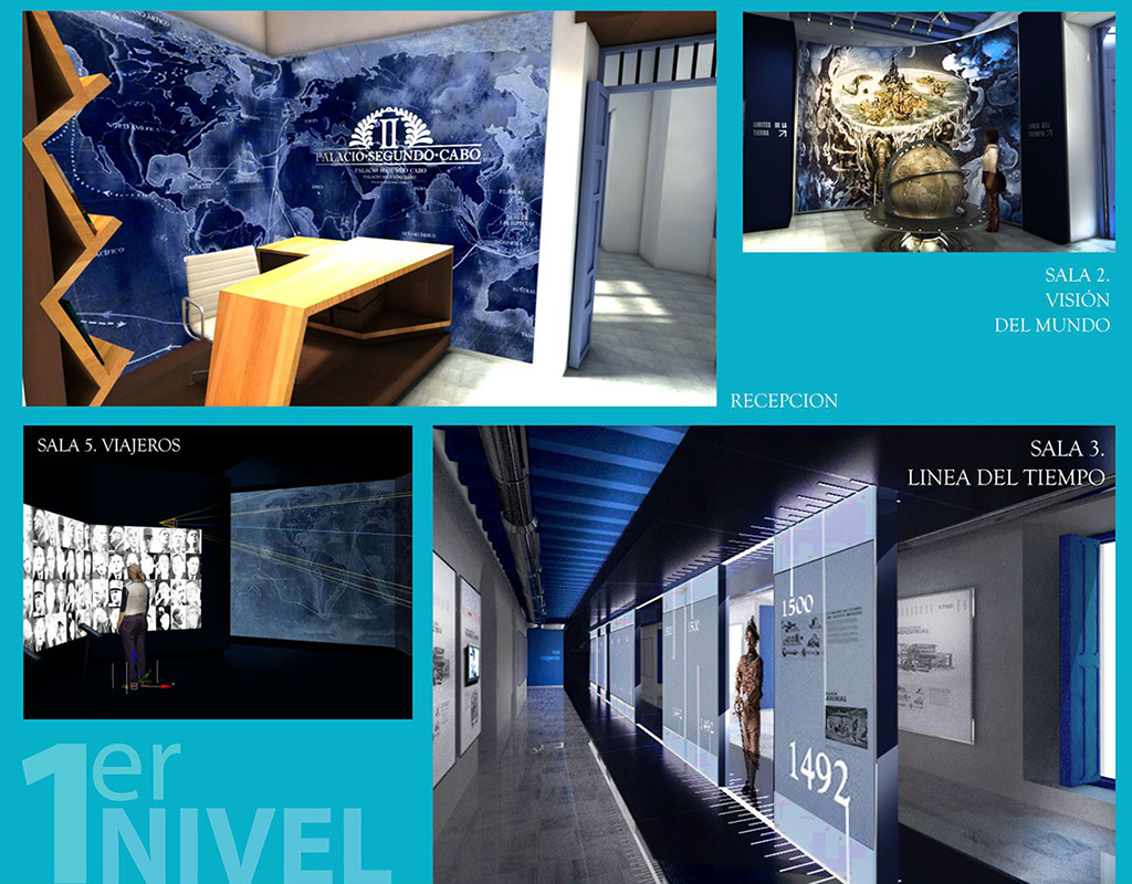Diseño Museográfico para el Palacio del II Cabo. Centro para la Interpretación de las Relaciones entre Cuba y Europa