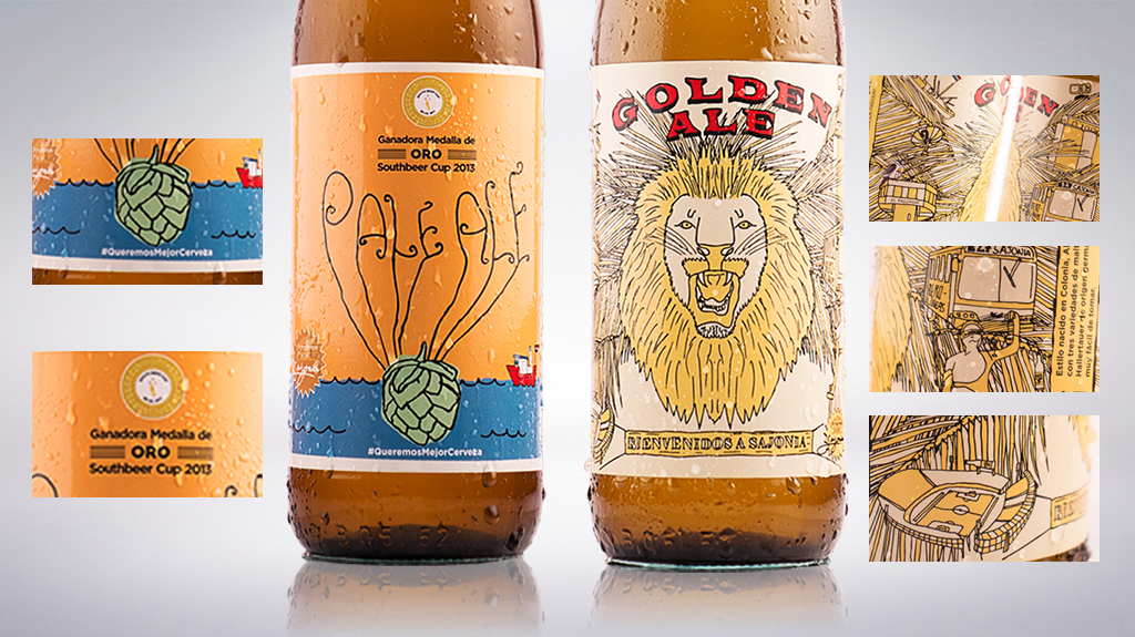 Etiquetas Sajonia Brewing Co.