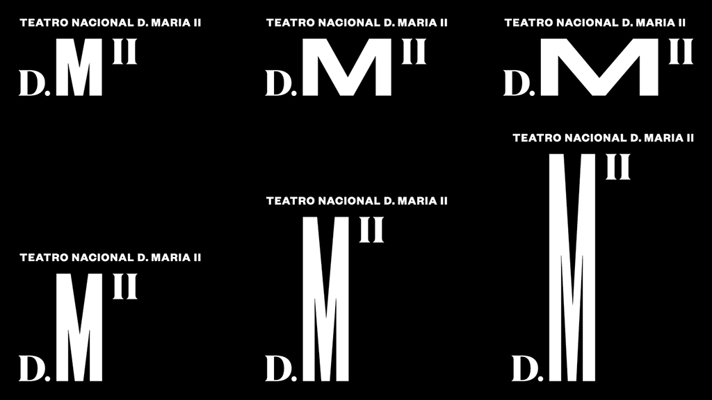 Identidad visual del Teatro Nacional D. Maria II: sistema tipográfico flexible para cultura