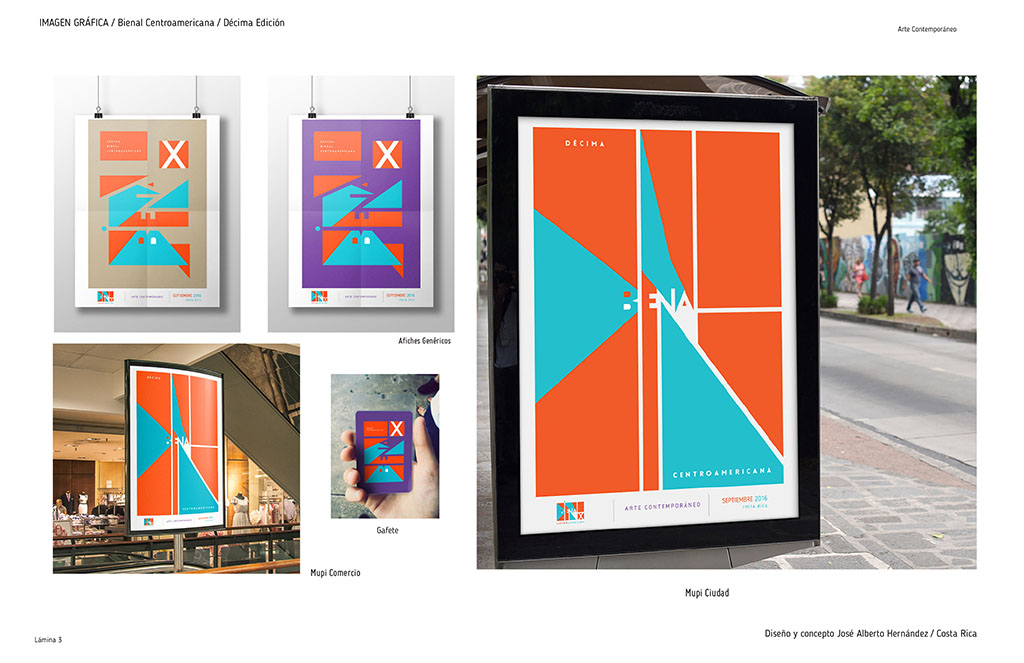 Imagen Gráfica para la Bienal Centroamericana / Décima Edición
