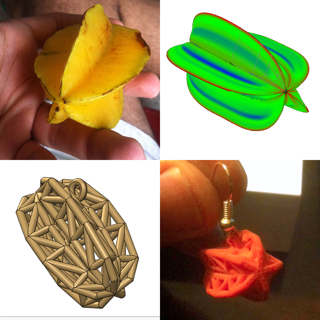 Poly Fruits: joyería tropical que une artesanía e impresión 3D