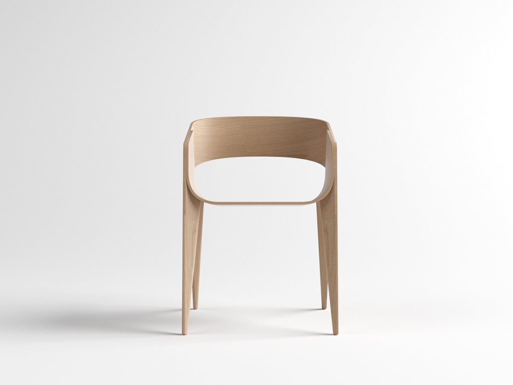 SLIM chair: silla minimalista con ergonomía adaptable y acabados personalizables