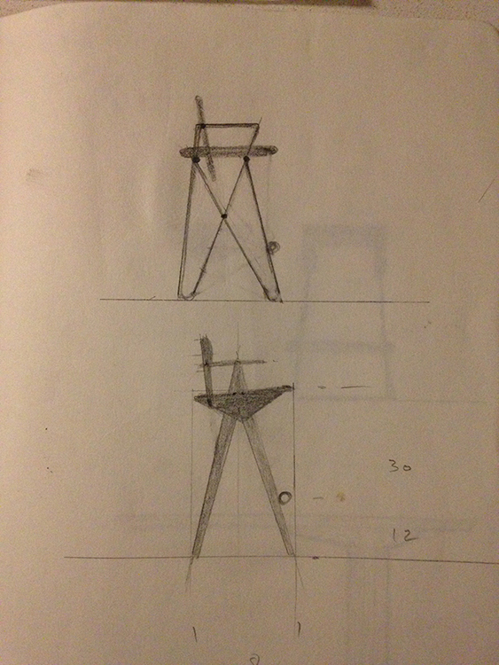 Taburete La Cubanita: mobiliario de bar con estética de mercado popular