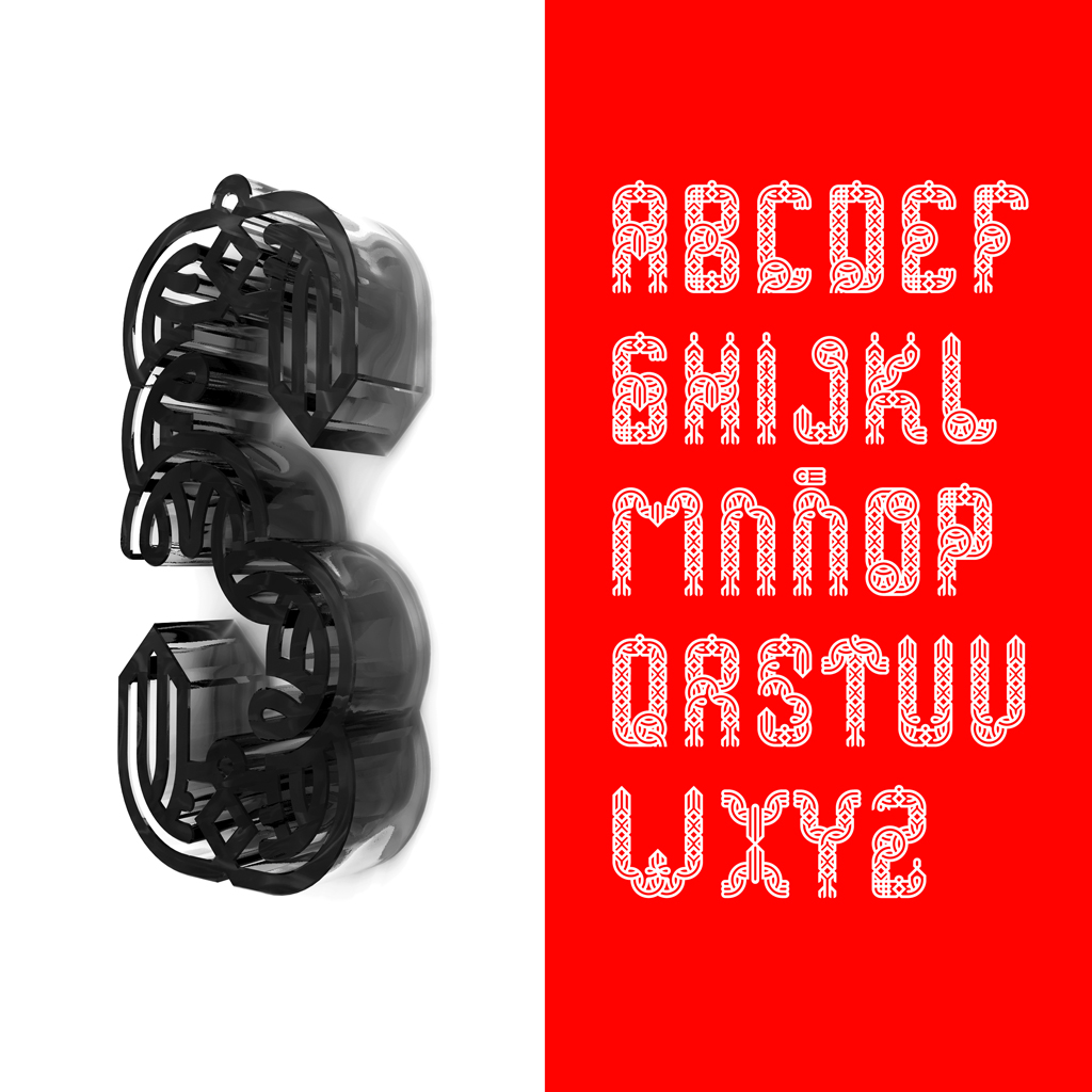 Tipografía Tiwanacu y Modular 49