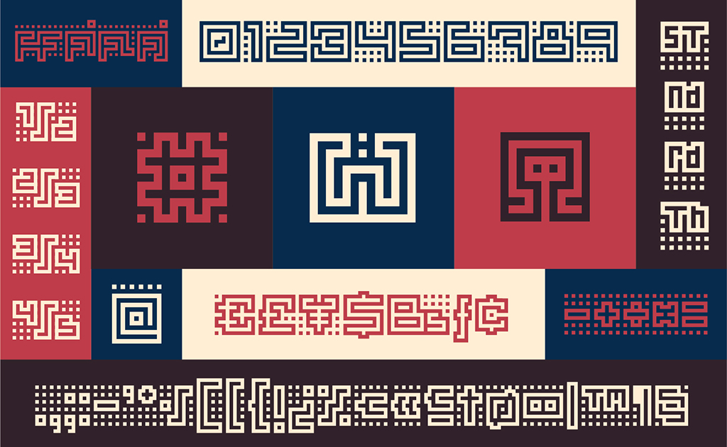 Tipografía Yekuana: diseño de titulares con raíces geométricas ancestrales