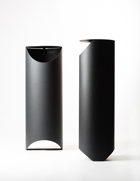 Tub: mobiliario urbano minimalista desde la geometría del cilindro