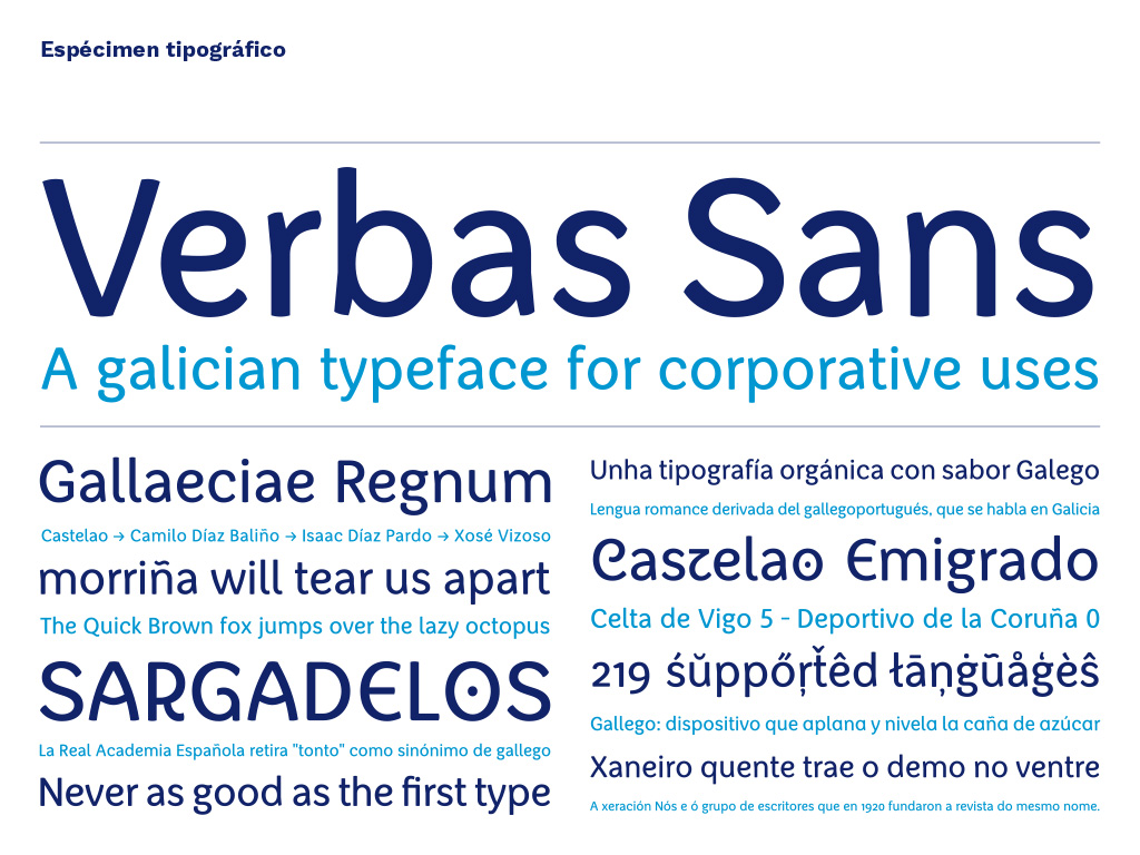 Verbas Sans – Tipografía Gallega para Usos Corporativos