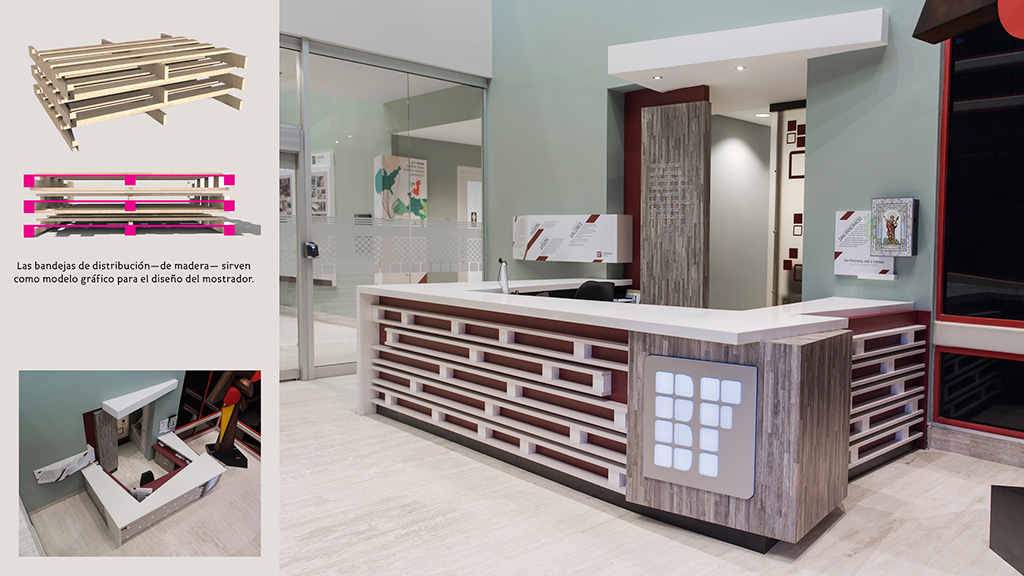 Vestíbulo B. Fernández & Hnos.: reconversión museográfica para memoria corporativa