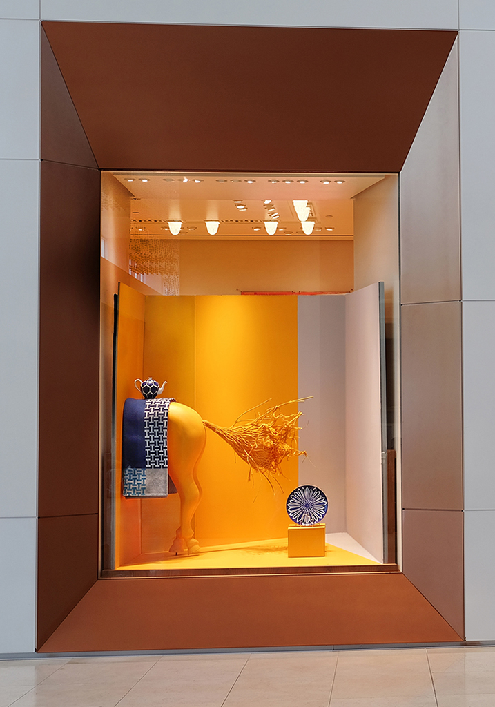 Vitrinas para Hermès