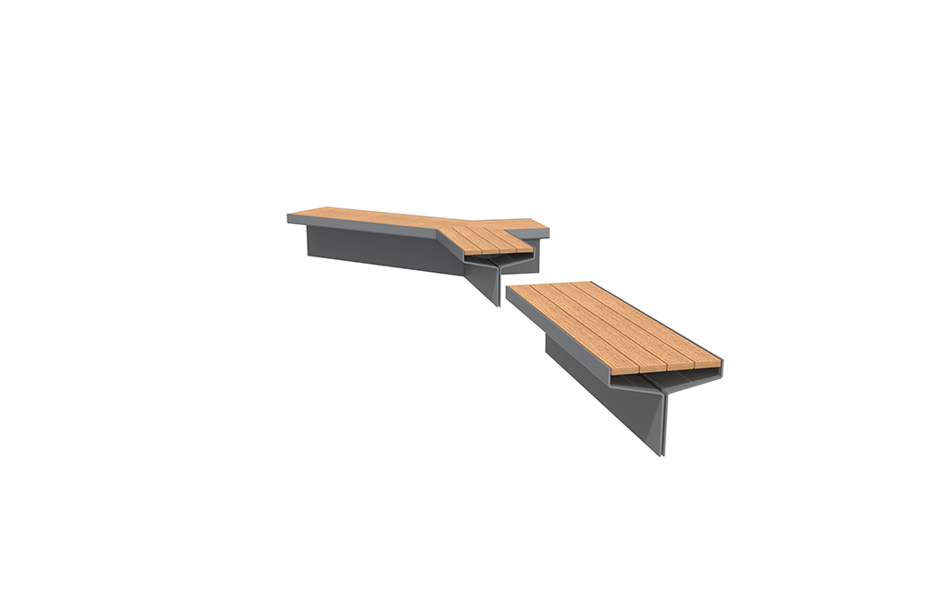 Y – Bancos: sistema modular de mobiliario urbano inspirado en la vegetación